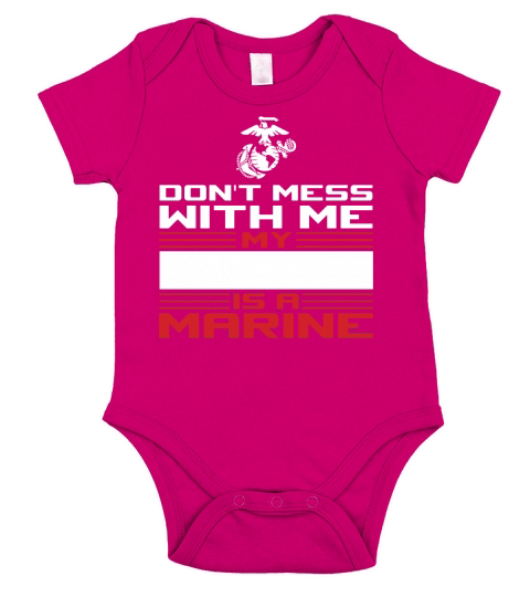 My Daddy Is A Marine, Custom Design Template - Baby Onesie Short Sleeve Baby One-Piece