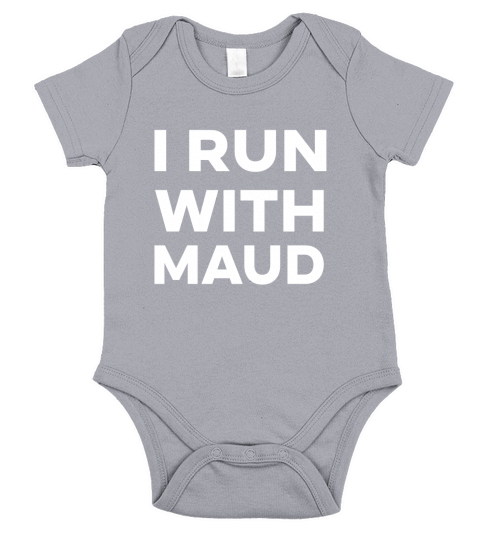 i run with maud Simple Short Sleeve Baby One-Piece