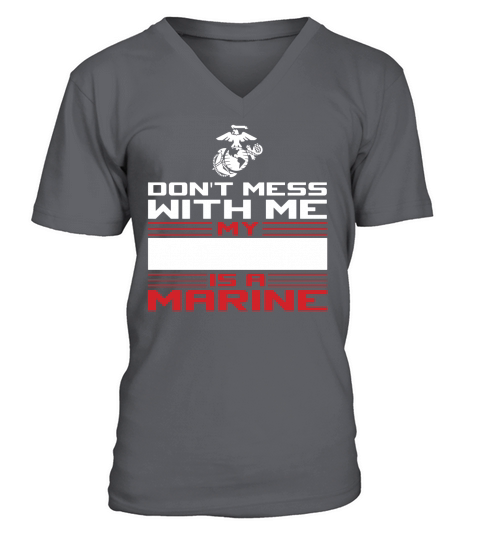 My Daddy Is A Marine, Custom Design Template - Baby Onesie V-Neck T-shirt