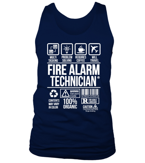Fire Alarm Technician Tank Top Unisex