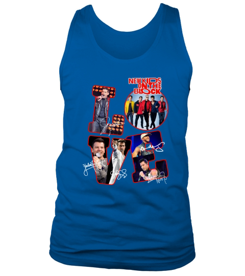 Love New Kids On The Block All Signature Tank Top Unisex