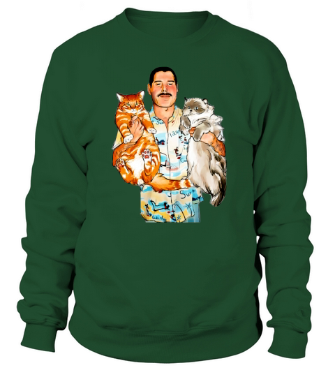Freddie Mercury hug cats Sweatshirt Unisex