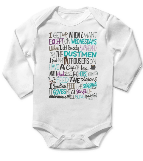 thi Blur - Parklife Long Sleeve Baby One-Piece