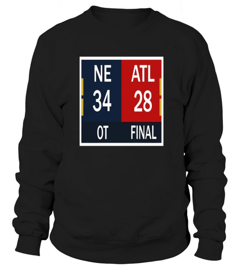 NE 3 ATL 28 Final T-shirt 2 Sides 1 Game Sweatshirt Unisex