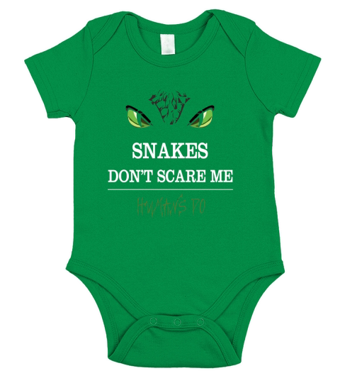 Snakes dont scare me, humans do Short Sleeve Baby One-Piece