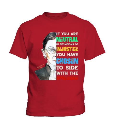Notorious RBG Ruth Bader Ginsburg Feminist Quote shirt Kids T-Shirt