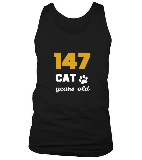 21 birthday 147 cat years old Birthday Tank Top Unisex