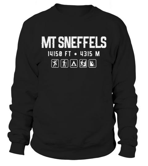 Mt. Sneffels Colorado Mountain 14er Shirt Sweatshirt Unisex