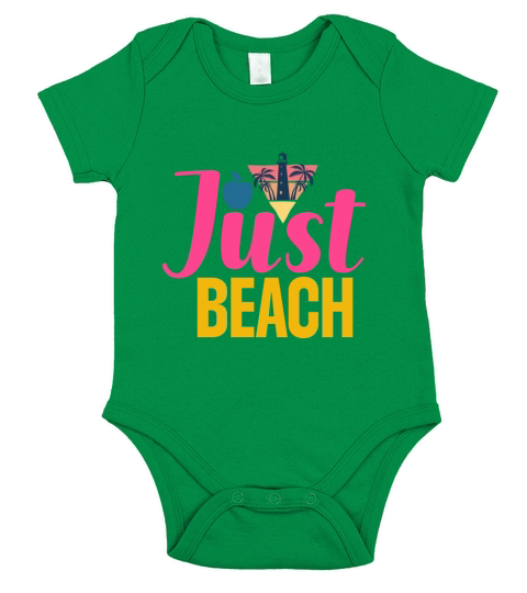 Just Beach Summer Short Sleeve Baby One-Piece