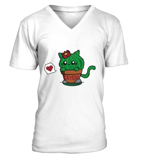 Cat - Little Catcus V-Neck T-shirt