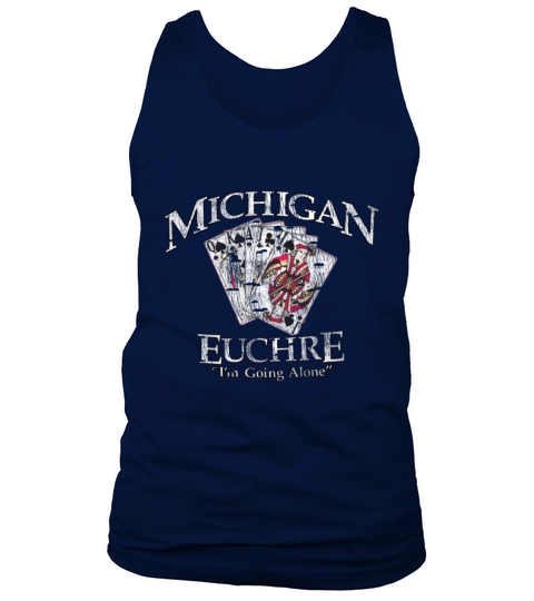 Michigan Euchre Cards Tank Top Unisex