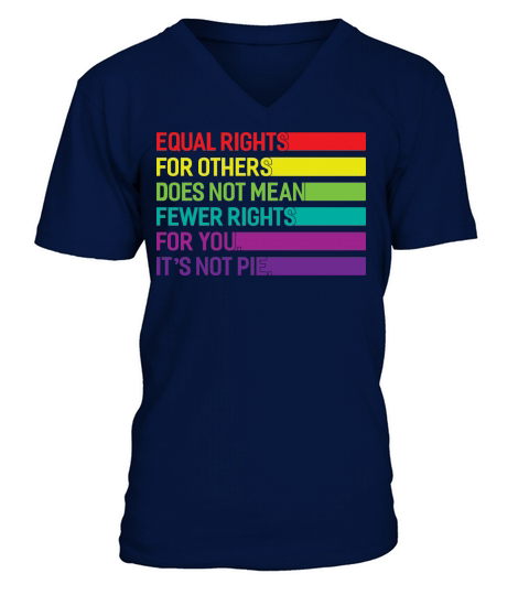 LGBTQ Gay Lesbian Pride V-Neck T-shirt