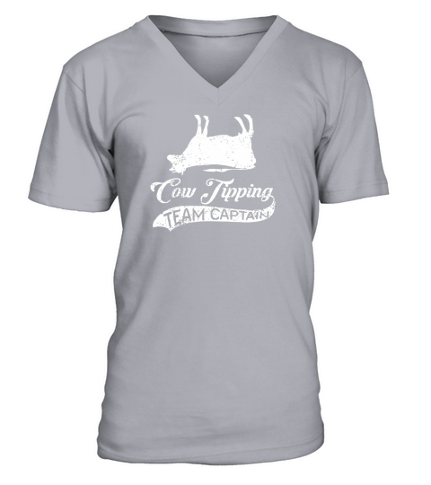 Cow Tipping Funny Farmer T-Shirt V-Neck T-shirt