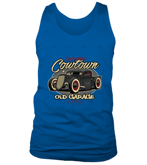 Vintage Car Legendary cowtown old garage Tank Top Unisex