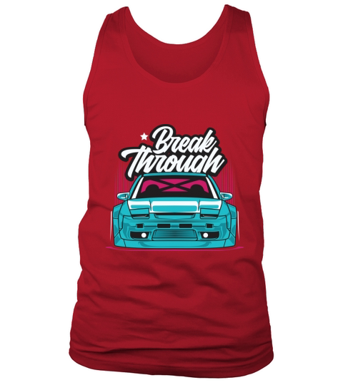 Vintage Car Break through Tank Top Unisex