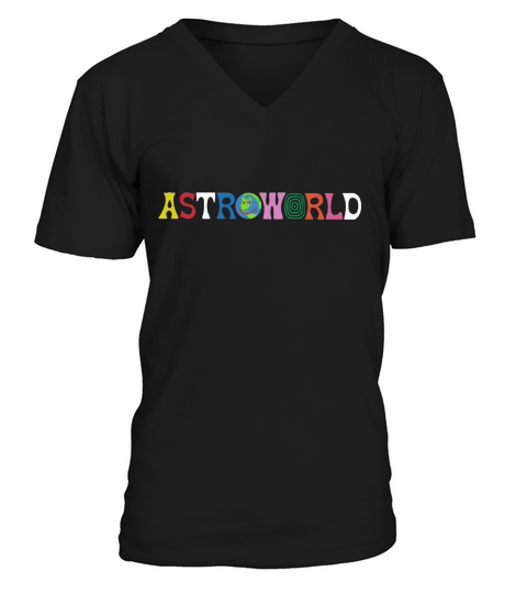 Astroworld Travis Scott V-Neck T-shirt