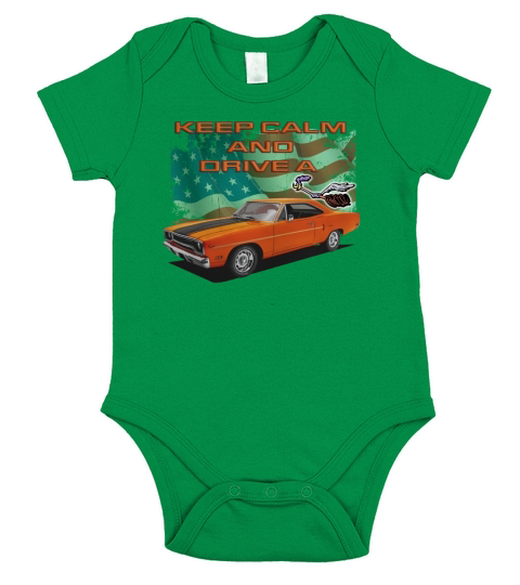 Keep Calm Drive a Road Runner Short Sleeve Baby One-Piece