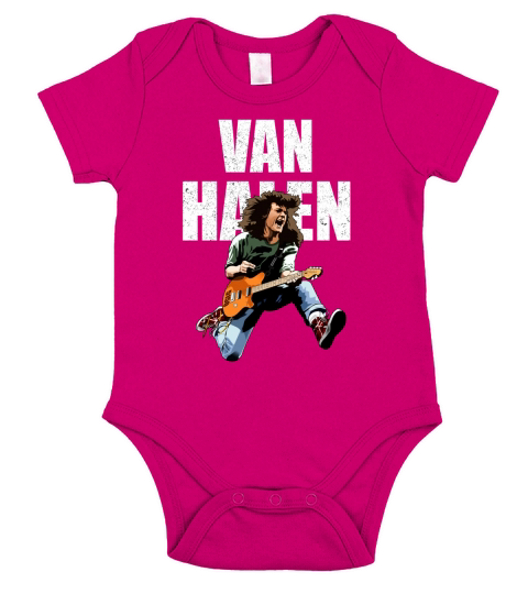 Eddie Van Halen Guitar Short Sleeve Baby One-Piece