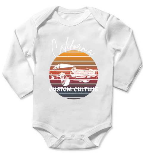 California custom culture Long Sleeve Baby One-Piece