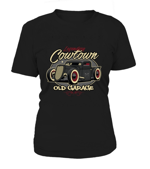 Vintage Car Legendary cowtown old garage Women's T-Shirt