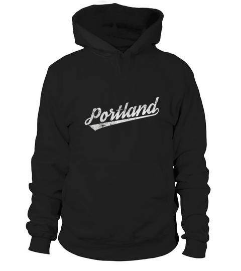 Retro Vintage Portland  Gift Hoodie Unisex