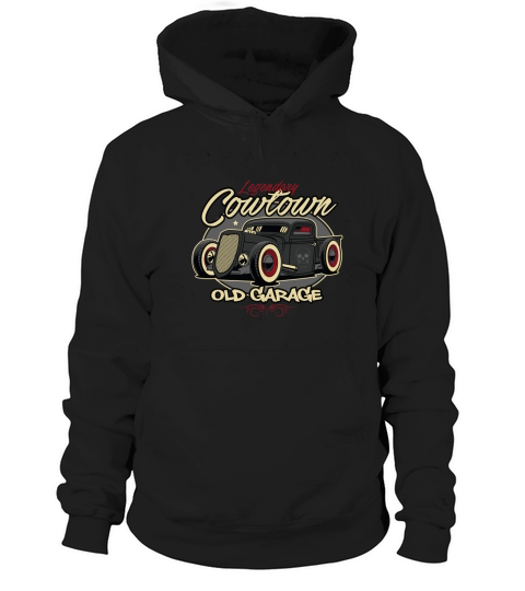 Vintage Car Legendary cowtown old garage Hoodie Unisex