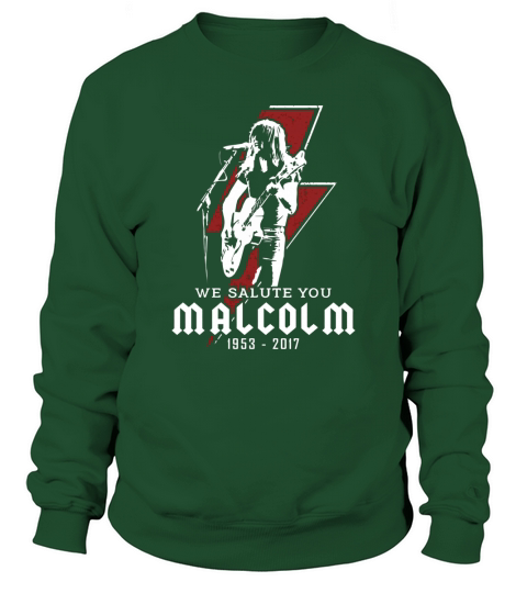 Vintage Malcolm  We Salute You Tribute Sweatshirt Unisex