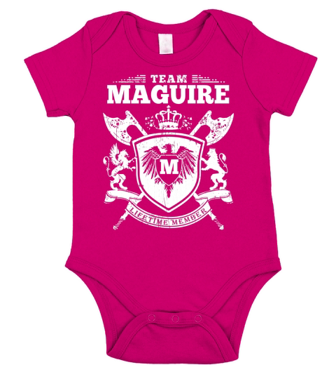 Team Maguire T-Lifetime Member: Tshirts For Team Maguire, Maguire Family, Maguire Company Short Sleeve Baby One-Piece