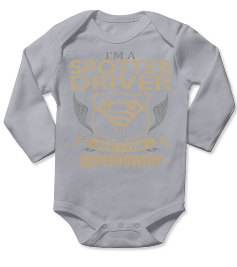 SPOTTER DRIVER Long Sleeve Baby One-Piece