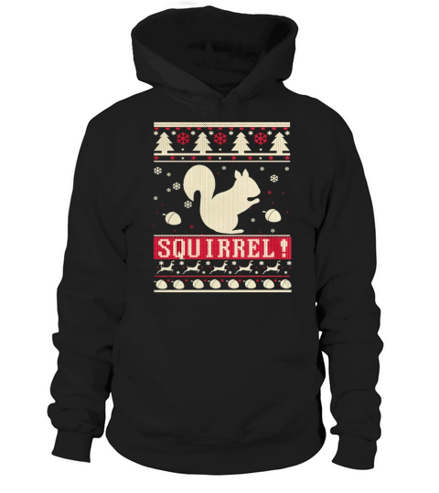 Squirrel Ugly Christmas Hoodie Unisex