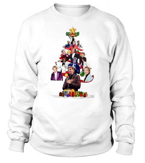 Barry Manilow Christmas Tree shirt and sweater
 - Classic Ladies Tee Sweatshirt Unisex