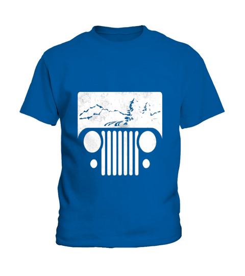 adventuring cj jeep white Kids T-Shirt