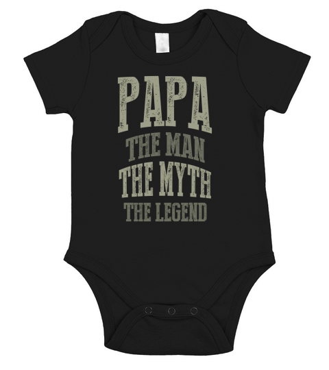Papa Short Sleeve Baby One-Piece