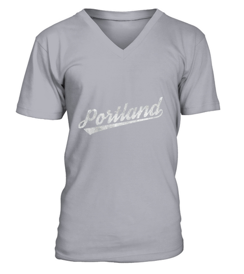 Retro Vintage Portland  Gift V-Neck T-shirt