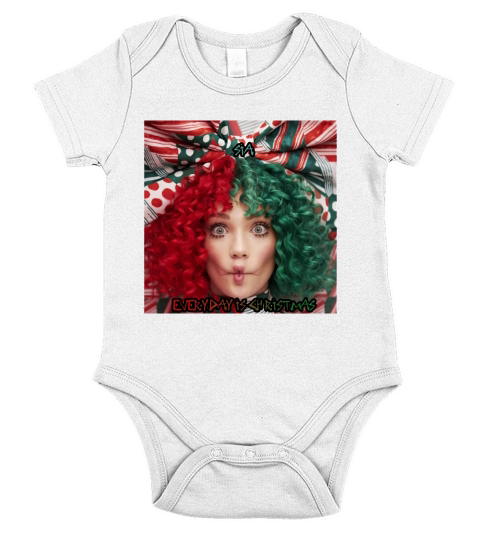 SIA Everday is christmas Short Sleeve Baby One-Piece