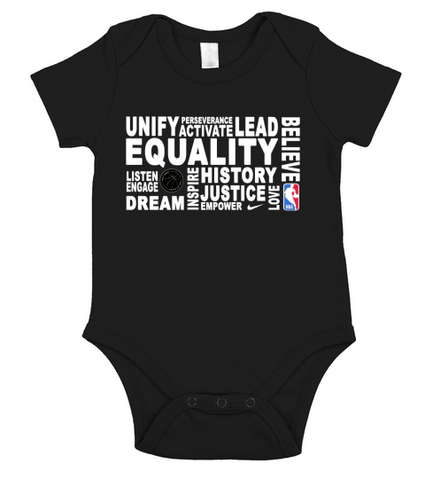 Unify perseverance activate lead believe equality listen Short Sleeve Baby One-Piece