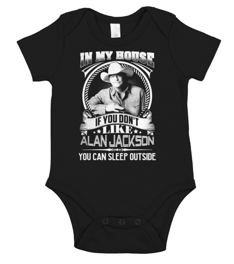 alan jackson Short Sleeve Baby One-Piece