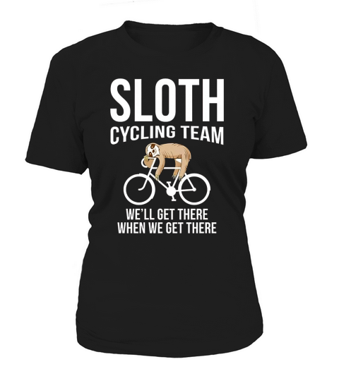 Sloth Cycling Team Shirt Best Funny Sloth On Bike T-Shirt Women's T-Shirt