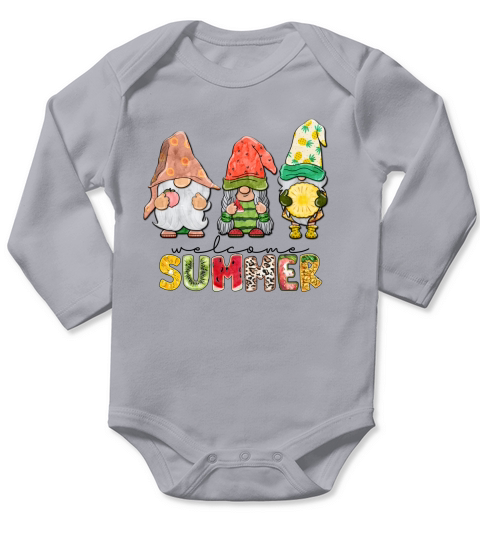 Welcome summer sublimation Long Sleeve Baby One-Piece