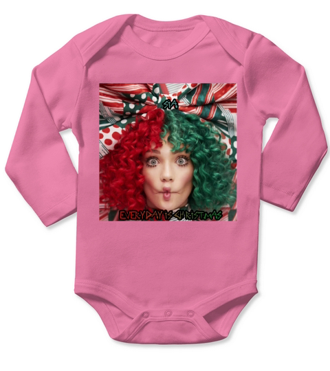 SIA Everday is christmas Long Sleeve Baby One-Piece