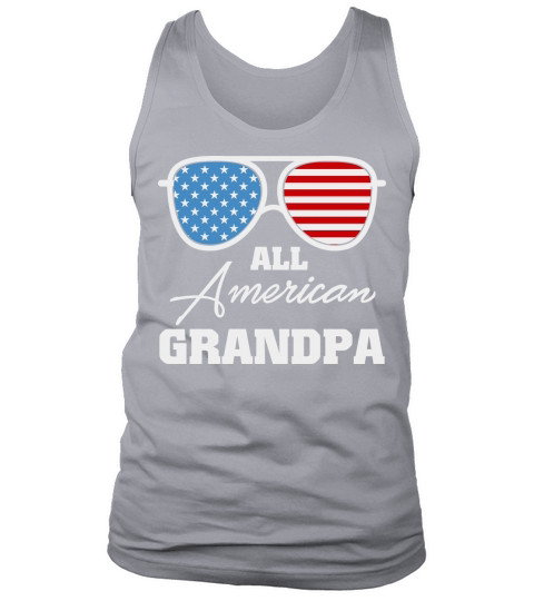 All American Grandpa Sunglasses USA Tank Top Unisex