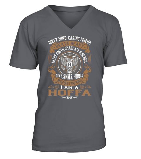 HOFFA Last Name, Surname Tshirt V-Neck T-shirt