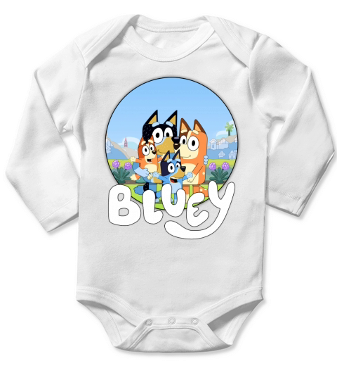 Bluey - Baby Onesie Long Sleeve Baby One-Piece