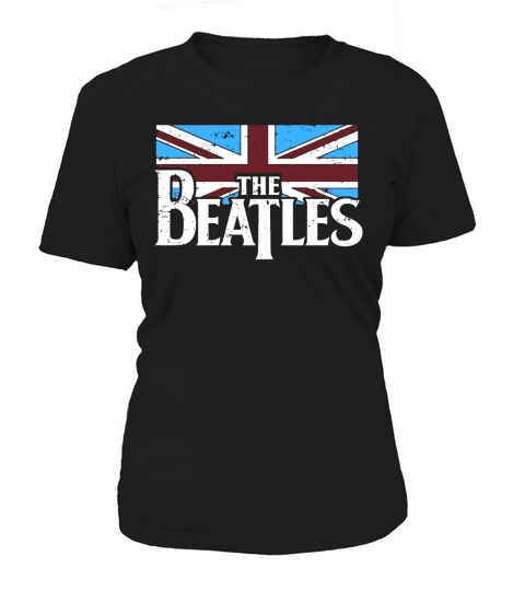 The Beatles British Flag Red,white, and Blue T-shirt Women's T-Shirt