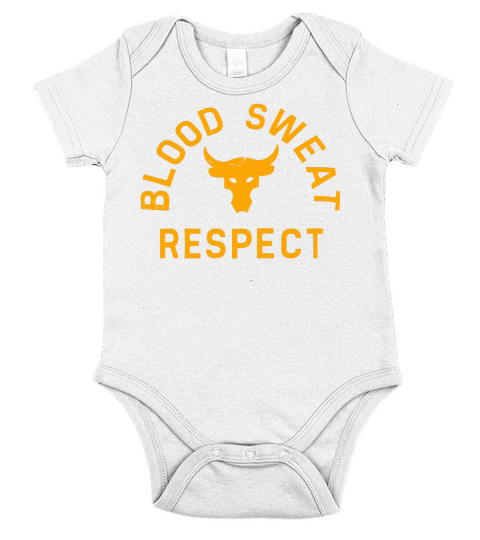 Blood Sweat Respect Short Sleeve Baby One-Piece