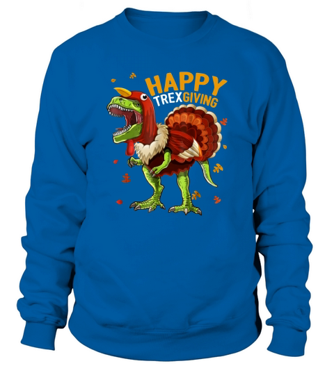T-Rex Dinosaur Turkey thanksgiving ugly Sweatshirt Unisex