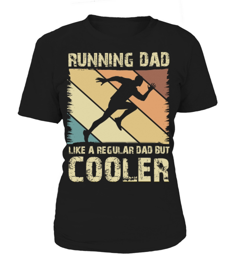 Retro Vintage Runner Dad Running Lover Women's T-Shirt