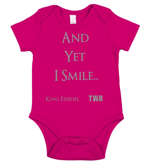 King Ezekiel  And Yet I Smile Short Sleeve Baby One-Piece