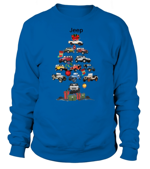 Jeep christmas tree shirt, hoodie, sweater, longsleeve t-shirt Sweatshirt Unisex