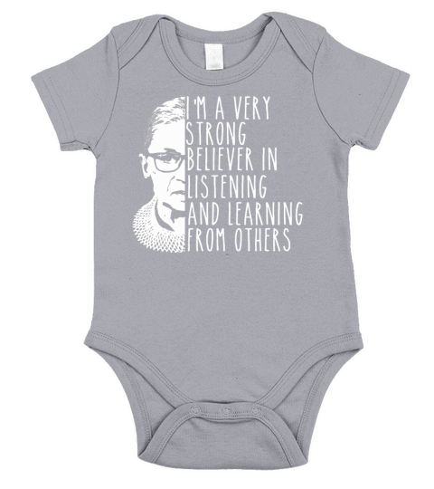 Notorious Rbg Quote Ruth Bader Ginsberg R.B.G shirt Short Sleeve Baby One-Piece